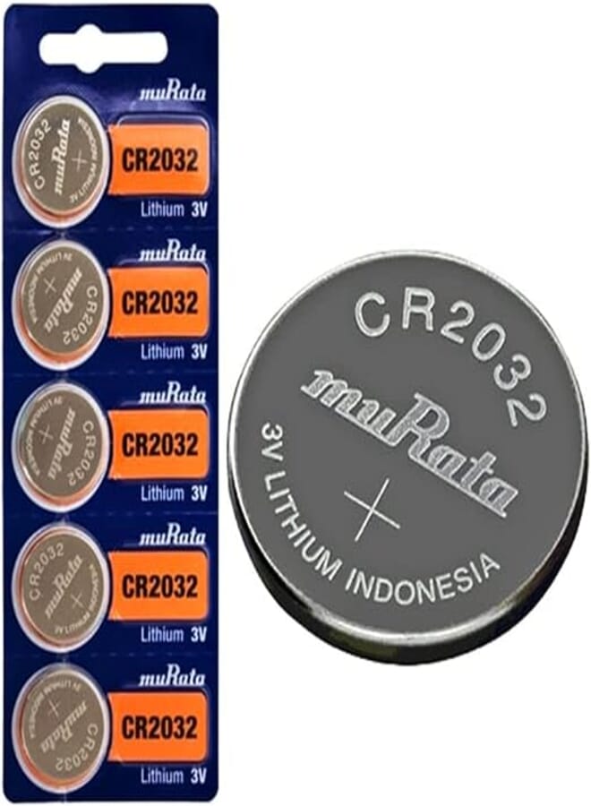 muRata Sony Cr2032 Battery 3v Lithium Coin Cell (5pieces)